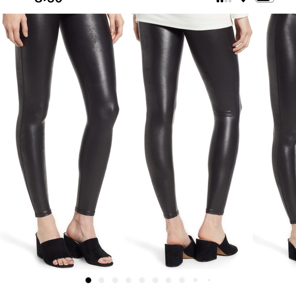 Spanx Faux Leather Leggings